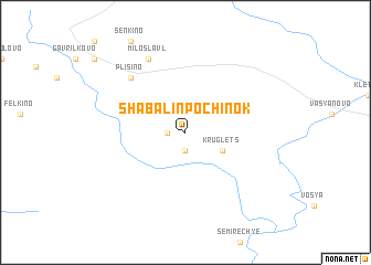 map of Shabalin Pochinok