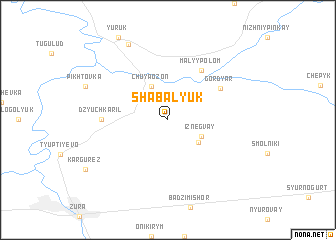 map of Shabalyuk