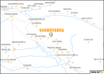 map of Sha‘bānābād