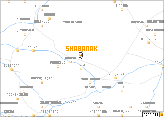 map of Shabānak