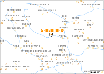 map of Shabāndar