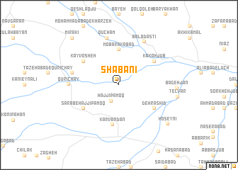 map of Sha‘bānī