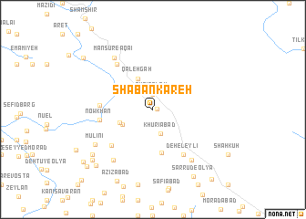 map of Shabānkāreh