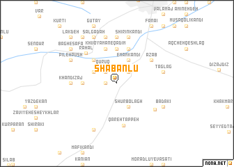 map of Sha‘bānlū