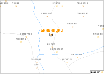 map of Shabanovo