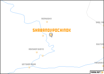 map of Shabanov Pochinok