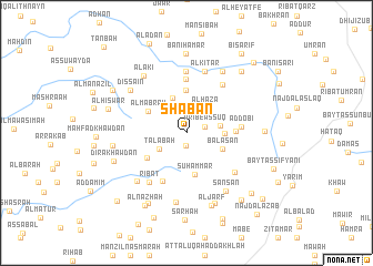 map of Sha‘bān