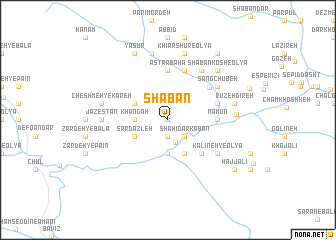 map of Sha‘bān