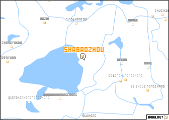 map of Shabaozhou