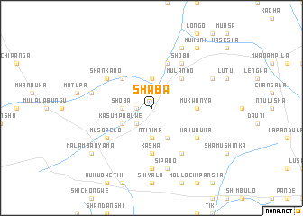 map of Shaba