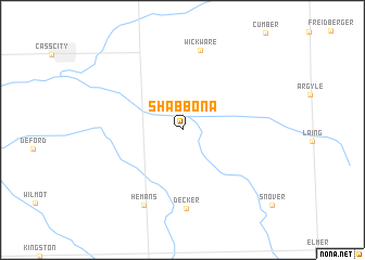 map of Shabbona