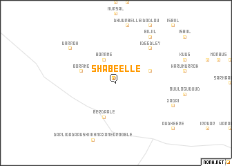 map of Shabeelle