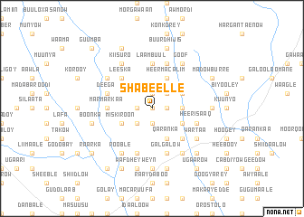 map of Shabeelle