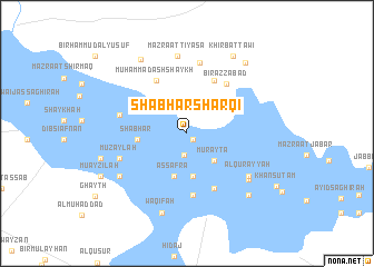 map of Shabḩar Sharqī