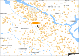 map of Shābib Khān