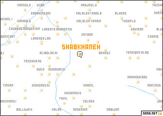 map of Shab Khāneh