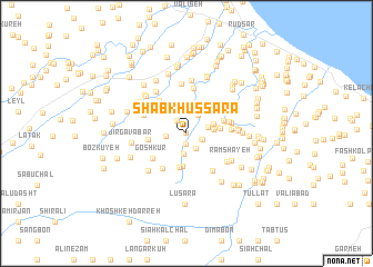 map of Shabkhūs Sarā