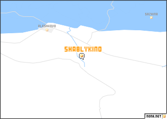 map of Shablykino