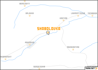 map of Shabolovka