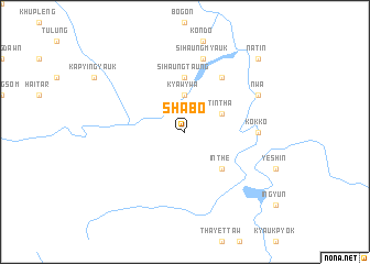 map of Shābo