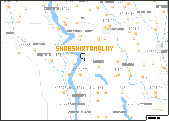 map of Shabshīr Ţamalāy