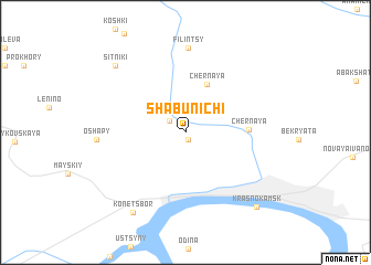 map of Shabunichi