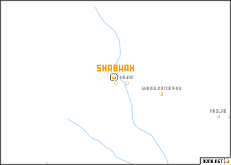 map of Shabwah