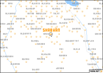 map of Shabwān