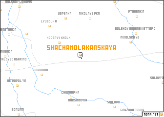 map of Shacha Molakanskaya