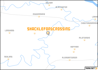 map of Shackleford Crossing