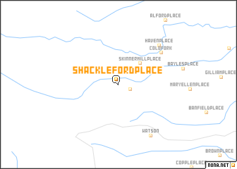 map of Shackleford Place