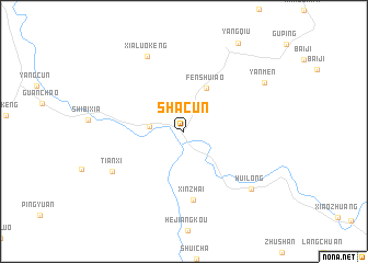 map of Shacun