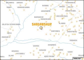 map of Shādāb Shūr