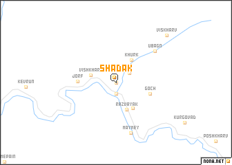 map of Shadak