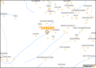 map of Shādān