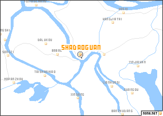 map of Shadaoguan