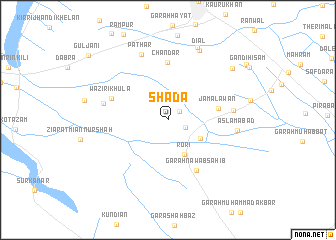 map of Shāda