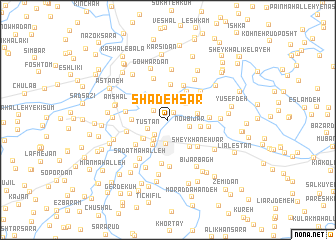 map of Shādeh Sar