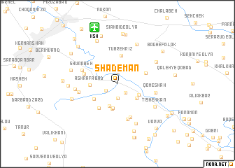 map of Shādemān