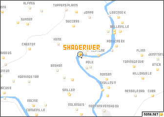 map of Shade River