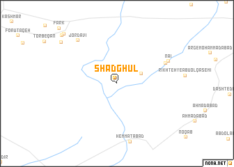 map of Shād Ghūl