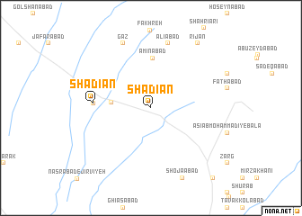 map of Shādīān