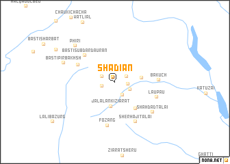 map of Shādiān