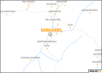 map of Shādi Khān