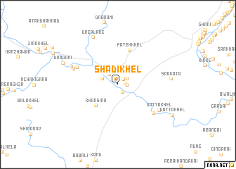 map of Shādi Khel