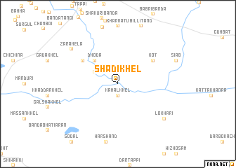 map of Shādi Khel