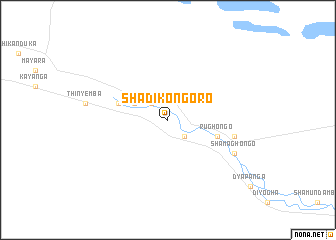 map of Shadikongoro