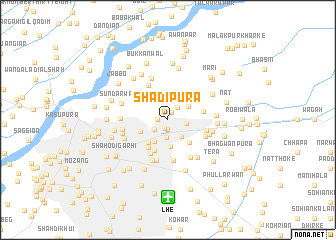 map of Shādipura