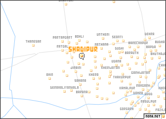 map of Shādīpur