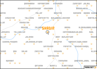 map of Shādir